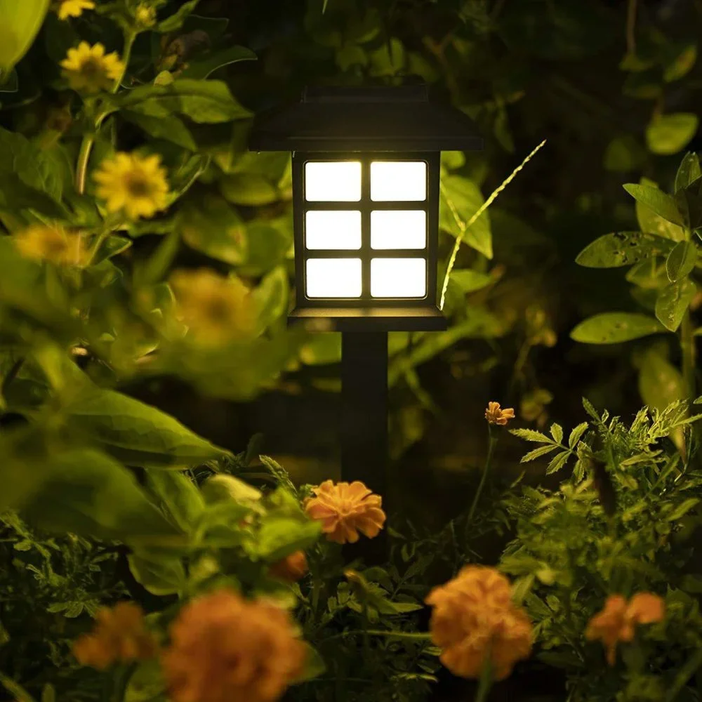 Outdoor Solar Lights (12 Pack) White Light Solar Pathway Lights